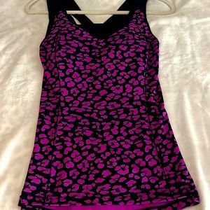 Purple Leopard Lululemon Tank